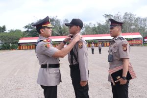 Pimpin Upacara Pendidikan Pembentukan Bintara Polri Gel I Tahun 2023, Wakapolda Sumsel Sampaikan Pesan Penting