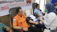 Peringati HUT ke 51, Basarnas Palembang Gelar Aksi Donor Darah