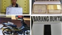 Sikat Motor Teman, RRS Diciduk Polisi