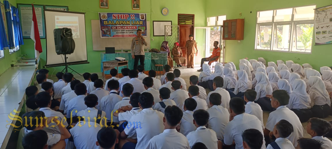 Cegah Kenakalan Remaja Dan Balap Liar, Polsek SS III Sosialisasi ke Sekolah