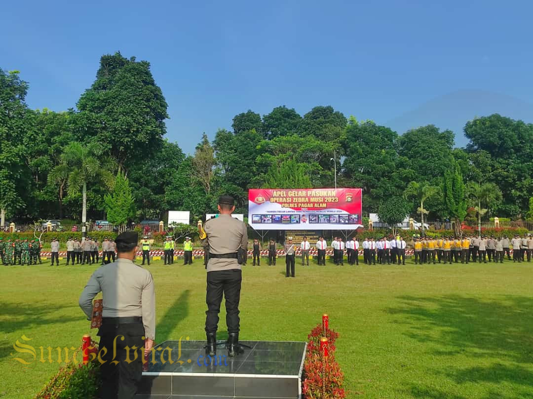 Polres Pagar Alam Gelar Operasi Zebra Musi 2023, Ini Sasarannya