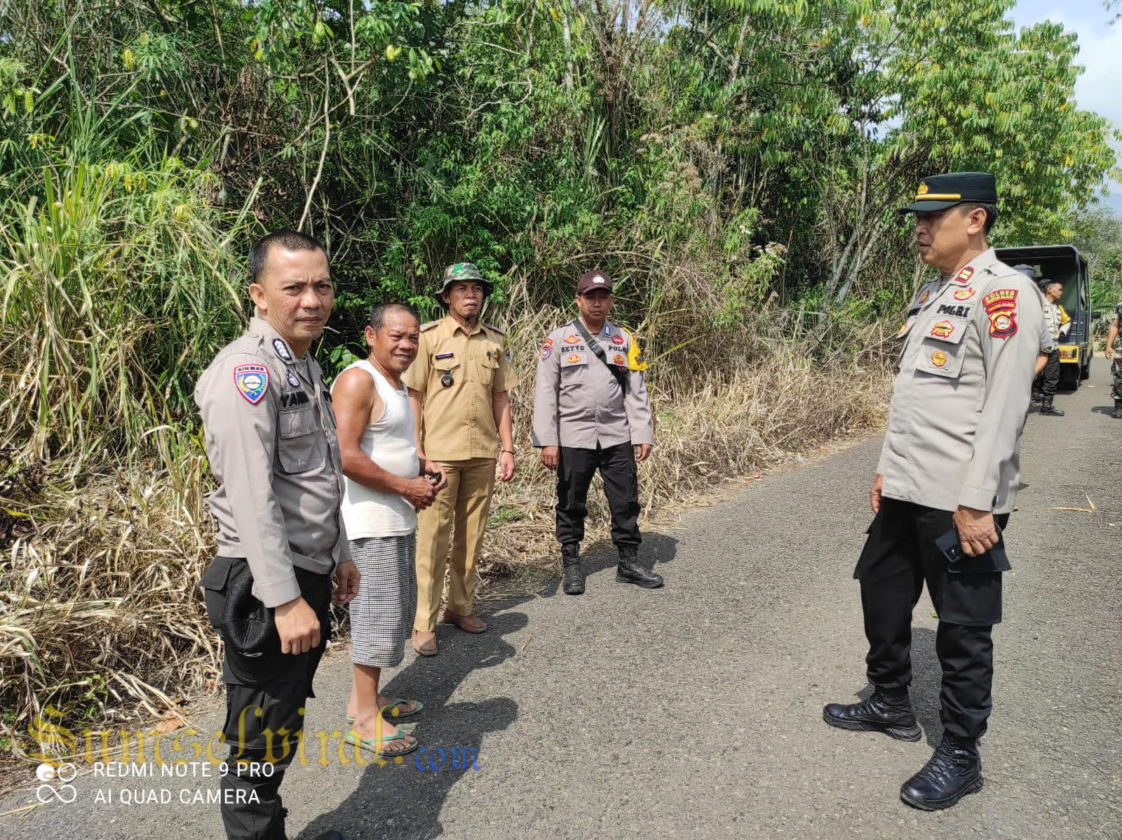 Kapolsek Pagar Alam Utara berikan himbauan ke Masyarakat terkait Karhutlah 