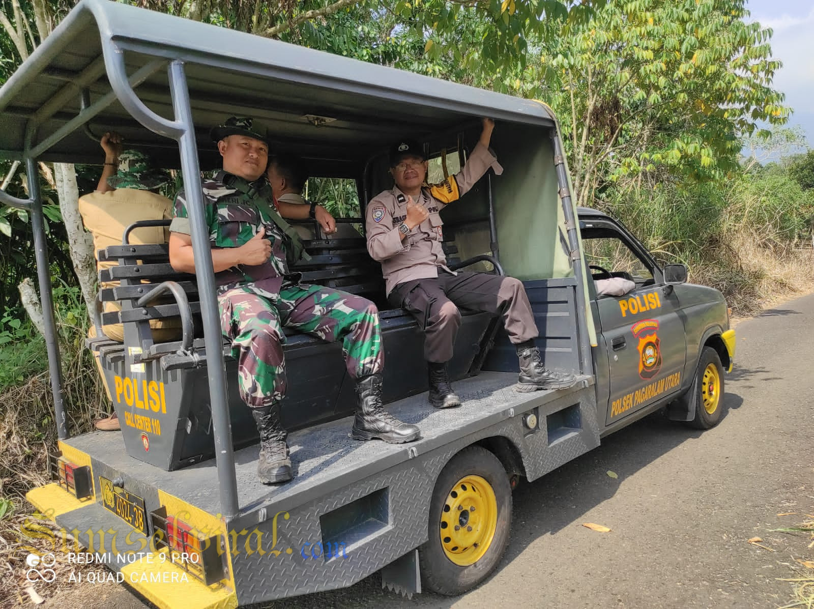 Kapolsek Pagar Alam Utara Patroli Karhutlah