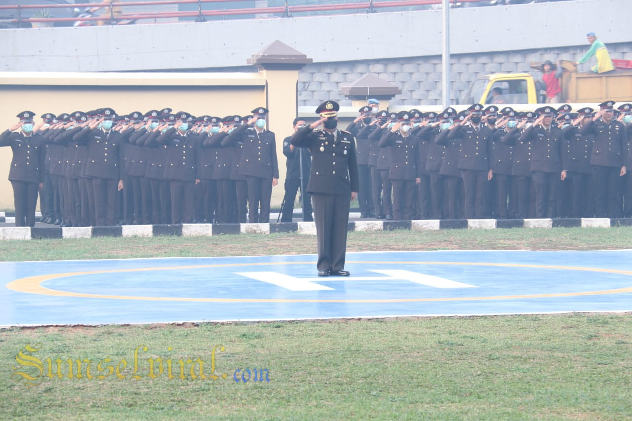 Peringatan Hari Sumpah Pemuda Di Polda Sumsel Di Selimuti Kabut Asap