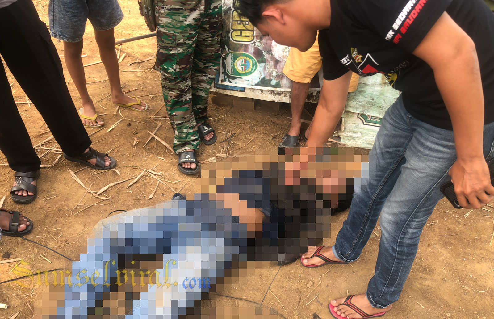 Curi Motor Di Tanjung Barangan, Wong Kertapati Pingsan Diamuk Massa