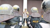 Cegah Konflik, Kapolres Pagar Alam Pimpin Latihan Sispamkota