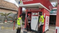 Antisipasi Praktek Kecurangan, Polsek Semendawai Suku lll Sidak Pertashop