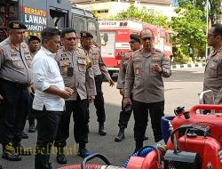 Kapolda Sumsel Cek Peralatan Penanganan Karhutla